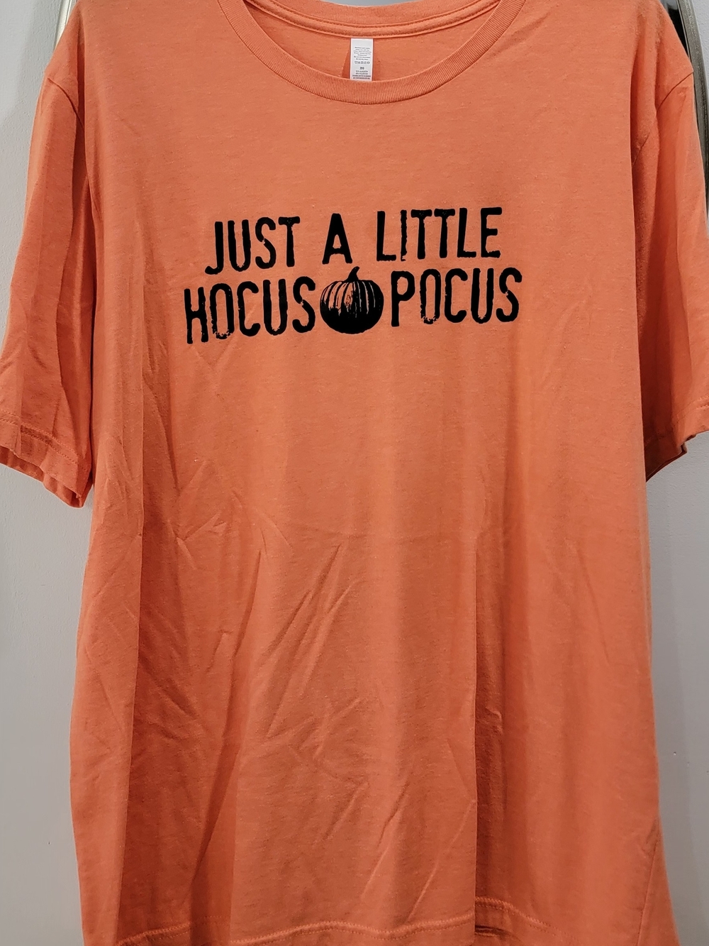 Just A Little Hocus Pocus Orange Graphic Tee